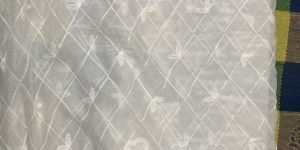 Ladies Floral Embroidered Chiffon Dupatta