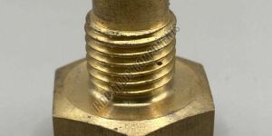 Brass Hex Temperature Sensor Bolt Polished