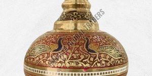 Antique Brass Flower Vase