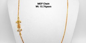 22KT New Design Gold MOP Chain