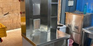 Stainless Steel Counter Type Shawarma Machine