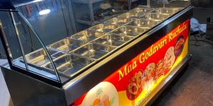 Stainless Steel Curry Display Counter