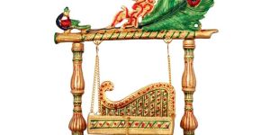 Gold Polished Aluminum Jhula