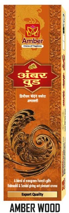 Amber Wood Premium Incense Sticks