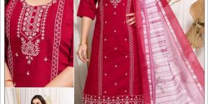 Roman Silk Kurti Set