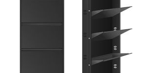 5 Shelves Wall Mounted Shoe Rack