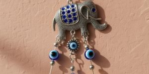 Elephant Figurine Wall Hanging Wind Chime