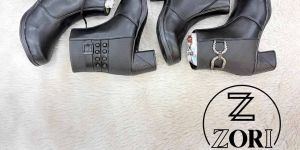Trendy Block Heel Black Boot