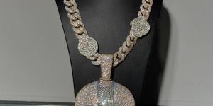 Custom Diamond Studded Pendant