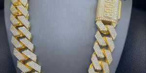 Mens Silver Cuban Chain