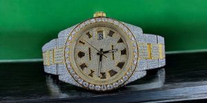 Statement Hip Hop Wrist Diamond Studded Watch