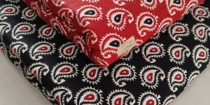 cotton ajrakh printed fabric