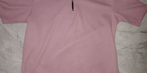 Mock Neck Zip T-shirt