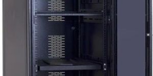 Mild Steel 27U Floor Standing Network Rack