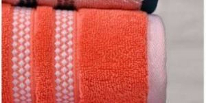 Dobby Border Bath Towel