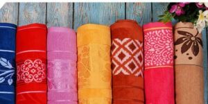 Rayon Border Bath Towel