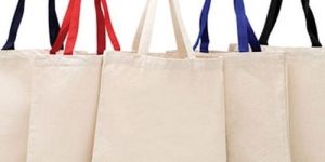 Multi-Color Handle Canvas Tote Bags