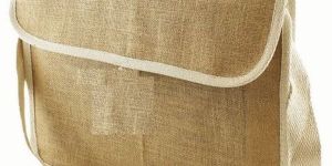 Natural Jute Office Sling Bag