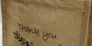 Thank You Printed Jute Return Gift Bag