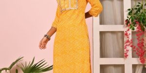 Jaipur Women Cotton Lehariya 2pc Set