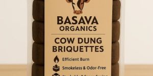 Cow Dung Briquettes
