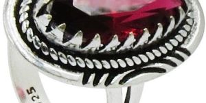Silver Gemstone Rings