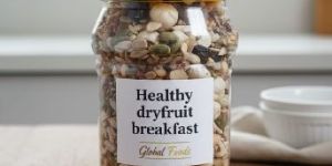 healthy dryfruit breakfast