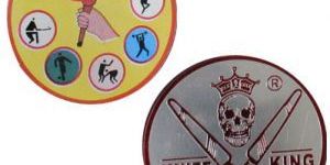 Industrial Machine Anodized Aluminium Labels