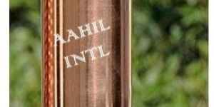 Copper Water Bottle Smooth Shiny Polish