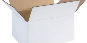 Duplex White Corrugated Box