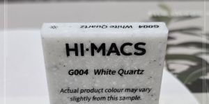 G004 White Quartz Himacs Solid Surface