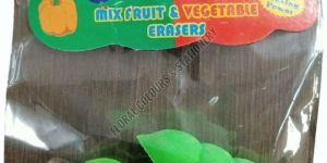 3D Pea Pod Rubber Eraser Set