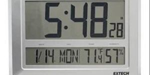 cth10a Large Wall Mount Radio Controlled Clock