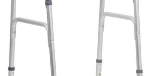Aluminium Silver Adjustable Walker