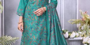 3 Piece Green Ladies Wool Suit