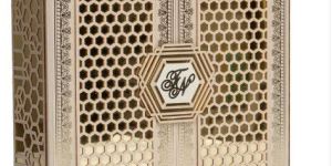 Golden Reflections Wedding Invitation Box