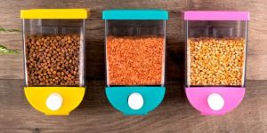 Push Button Storage Container