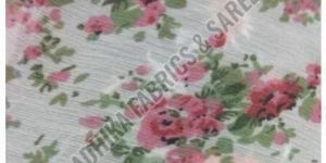 Floral Print Chiffon Fabric