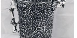 925 Pure Silver Designer Jug with Lion Face