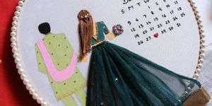 Wall Hanging Embroidery Hoop