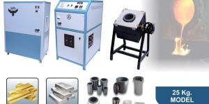 25 Kg Sps Tilting Type Induction Gold Melting Furnace