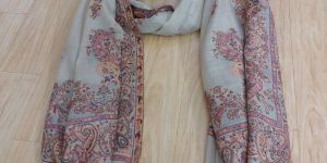 Ladies Heritage Border Fine Wool Mannat Stole