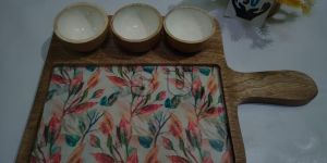 Wooden Meena Work Tray