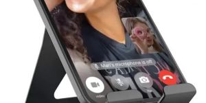 Amkette Ergo Desk 2 in 1 Metal Mobile Holder