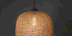 Bamboo Weave Pendant Light