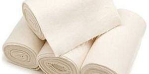 White Cotton Rolled Gauze Bandage