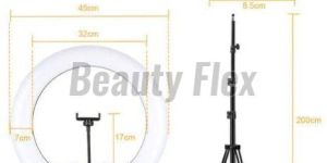 Round Welocity Professional Selfie Tripod Stand with Phone Holder