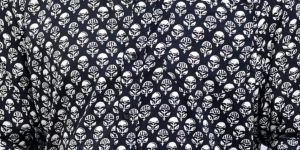 Mens Black Jaipuri Print Shirt