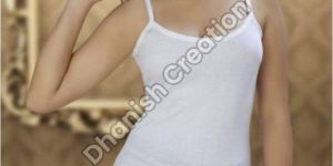White Ladies Cotton Slip