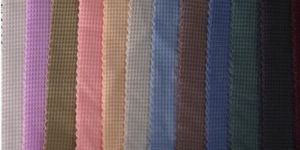 polyester checks fabric